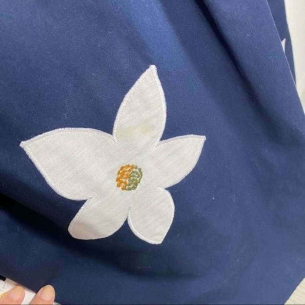 3/$25 Eshakti Navy Dress Flower Daisy Modest Dress - Picture 8 of 8